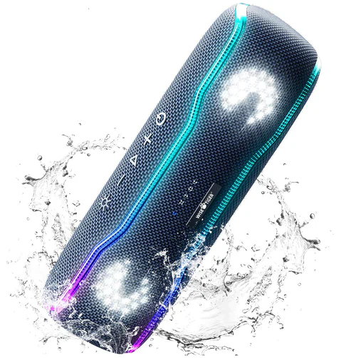 WiseTiger Turbo - Caixa de Som Bluetooth à Prova D'Água IPX7