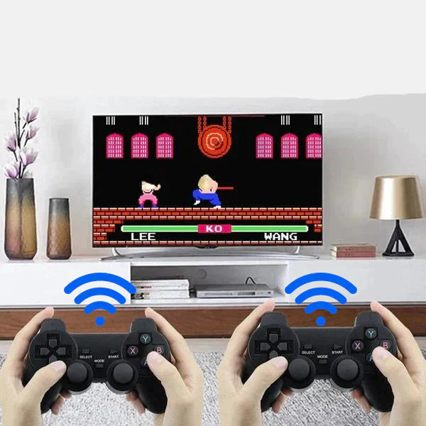 Super Game Retrô™ 4K HD 40.000 Jogos + (2 Controles de Brinde)